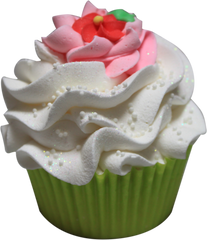 Strawberry Smoothie Cupcake Bath Bomb