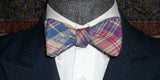 Red Cotton Madras Bow Tie