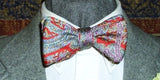 Bright Silk Paisley Bow Tie