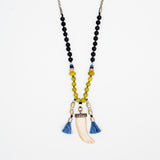 Athena Ethiopian Coptic cross and Jade Necklace