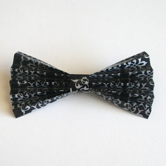 Black Paper Bow Tie