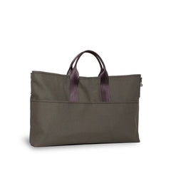 Brief Tote Bag Canvas- Green