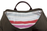 Brief Tote Bag Canvas- Green
