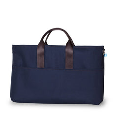 Brief Tote Bag Canvas- Navy