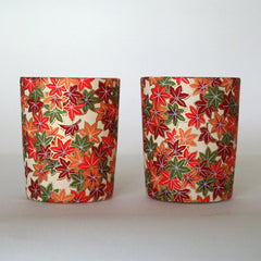 Fall Leaves Candle Holders