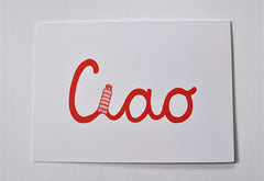Ciao Handmade Greeting Card