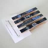 Blue Stars and Fans Decorative Clothespins