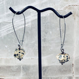 Dalmatian Dangle Earrings