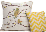 English Garden Needle Felt Pillow