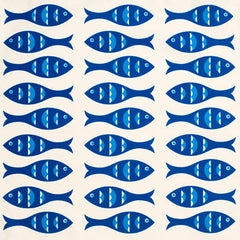 Blue Fish Eco-Friendly Cloth Napkins