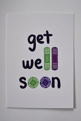 Get Well Soon Handmade Greeting Card