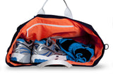Gym Tote- Navy & Orange