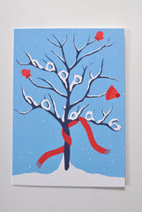 Happy Holidays Greeting Handmade Card