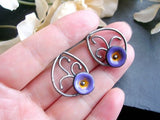 Sterling Silver Teardrop Post Earrings
