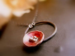 Copper Poppy Karma Necklace
