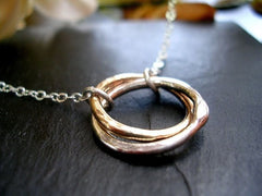 Karma Necklace Entwined Together