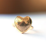Golden Heart Ring