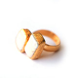 Rectangle Pearls Ring