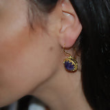 Amethyst Ball Earrings