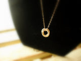 Love Knot Pendant Gold Filled Chain Love Forever Necklace