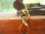 Custom Pocket Infinity -Brass Infinity Handstamped Charm