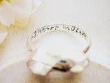 Infinity Ring Silver Ribbon Infinity Ring