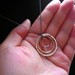 Triple Karma Silver and Gold Necklace