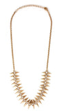 Gold Zoe Spike Necklace