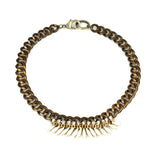 Aphrodite Gold Chain and Black Choker