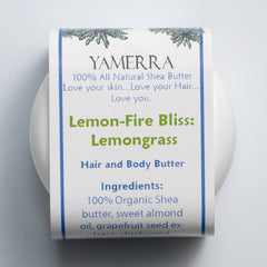 Yamerra Lemon-Fire Bliss Lemongrass Hair & Body Butter