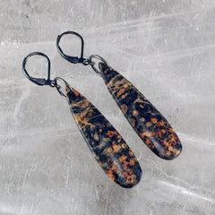 Leopard Jasper Earrings