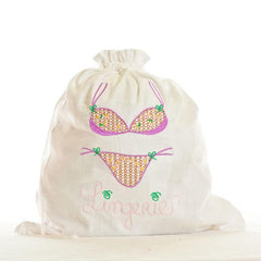 Embroidered Avery Travel Lingerie Bag