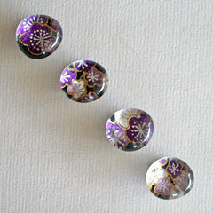 Purple Flowers Magnets