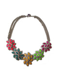 Glacier Blue Petal Flower Necklace
