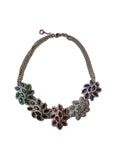 Glacier Blue Petal Flower Necklace