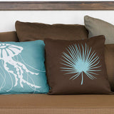 Palm Fond Organic Eco Art Throw Pillows