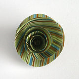 Colorful Patterned Paper Rose Pin