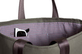 Pocket Canvas Tote Bag- Canvas Green