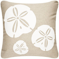 Sand Dollar Outdoor Throw Pillow