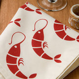 Red Rock Shrimp Eco-Friendly Cloth Napkins