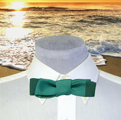 Green Surf Mens Ribbon Bow Tie