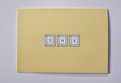 Thanx Handmade Greeting Card