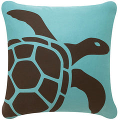 Sea Turtle Ocean Eco Art Throw Pillows