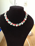 Purple & Pearl Handmade Necklace